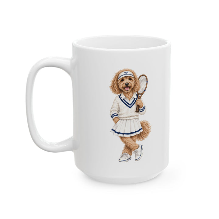 Cute Dog Paw Print Ceramic Mug - Funny Pet Lover Coffee Cup (11oz, 15oz)