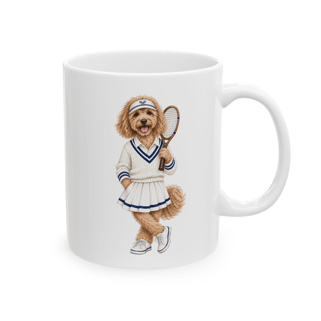 Cute Dog Paw Print Ceramic Mug - Funny Pet Lover Coffee Cup (11oz, 15oz)