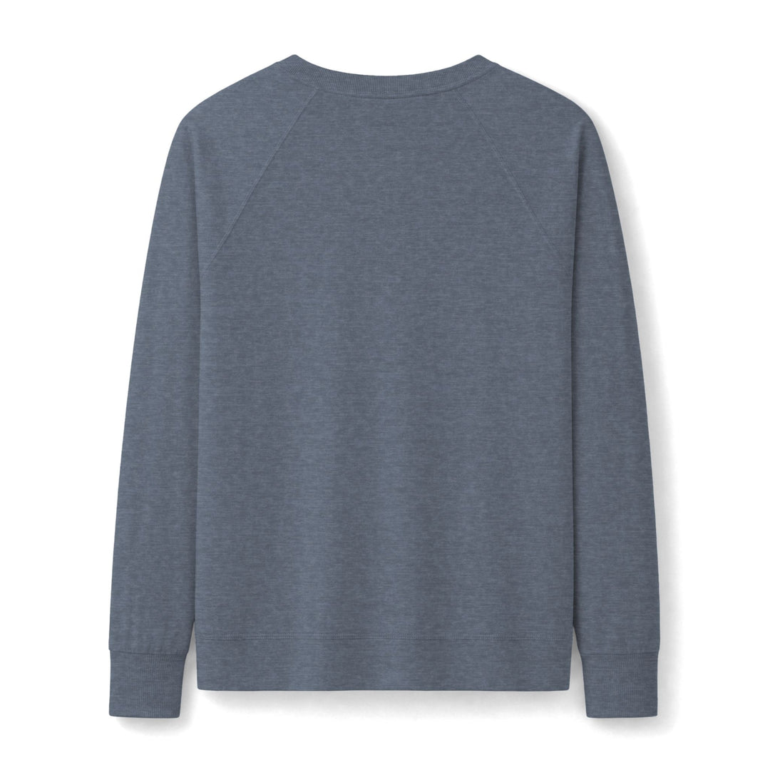 Women's Crewneck Sweatshirt — Dog in Tennis Sweater Cute Cozy Pullover