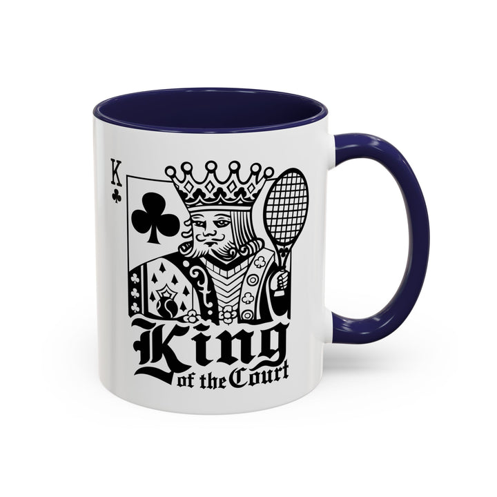 King of the Court Coffee Mug, Tennis Gift, Sports Fan Mug, Men's Holiday Present