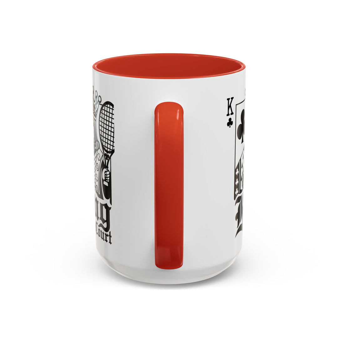King of the Court Coffee Mug, Tennis Gift, Sports Fan Mug, Men's Holiday Present