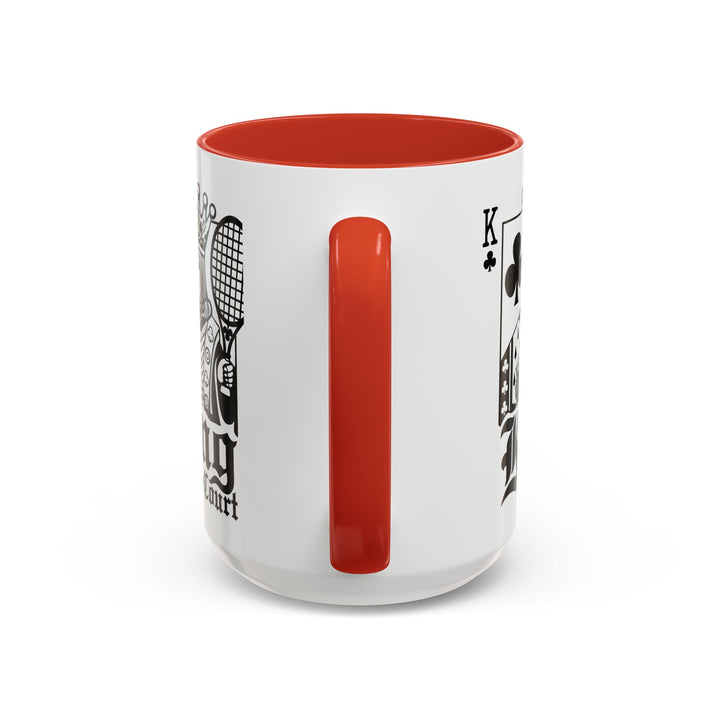 King of the Court Coffee Mug, Tennis Gift, Sports Fan Mug, Men's Holiday Present