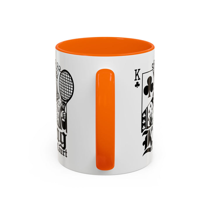 King of the Court Coffee Mug, Tennis Gift, Sports Fan Mug, Men's Holiday Present