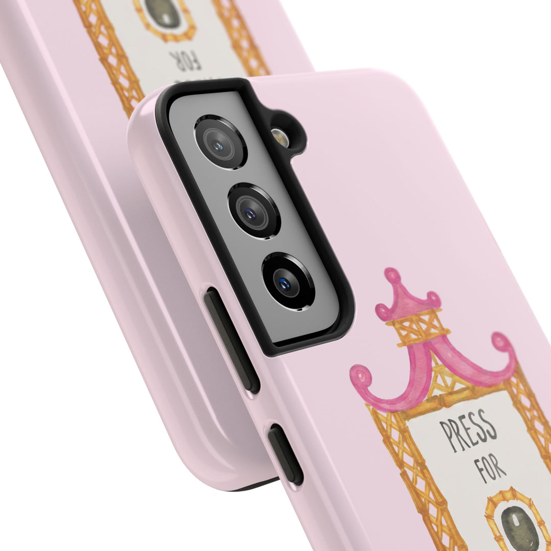 Press for Tennis Pink Tough Phone Case