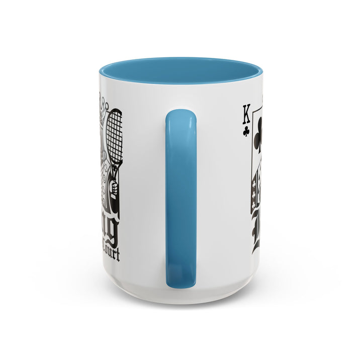 King of the Court Coffee Mug, Tennis Gift, Sports Fan Mug, Men's Holiday Present