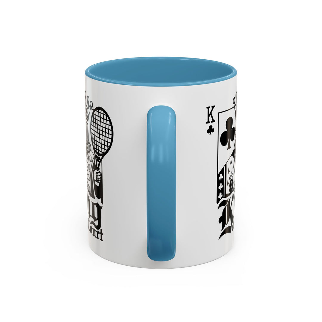 King of the Court Coffee Mug, Tennis Gift, Sports Fan Mug, Men's Holiday Present