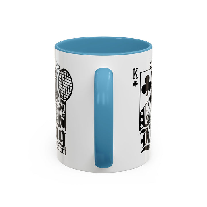 King of the Court Coffee Mug, Tennis Gift, Sports Fan Mug, Men's Holiday Present