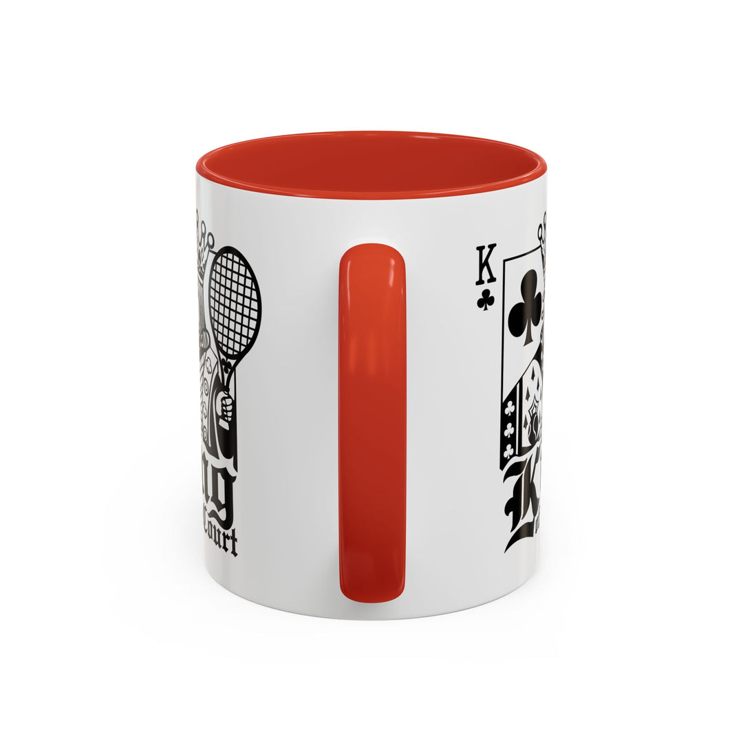 King of the Court Coffee Mug, Tennis Gift, Sports Fan Mug, Men's Holiday Present