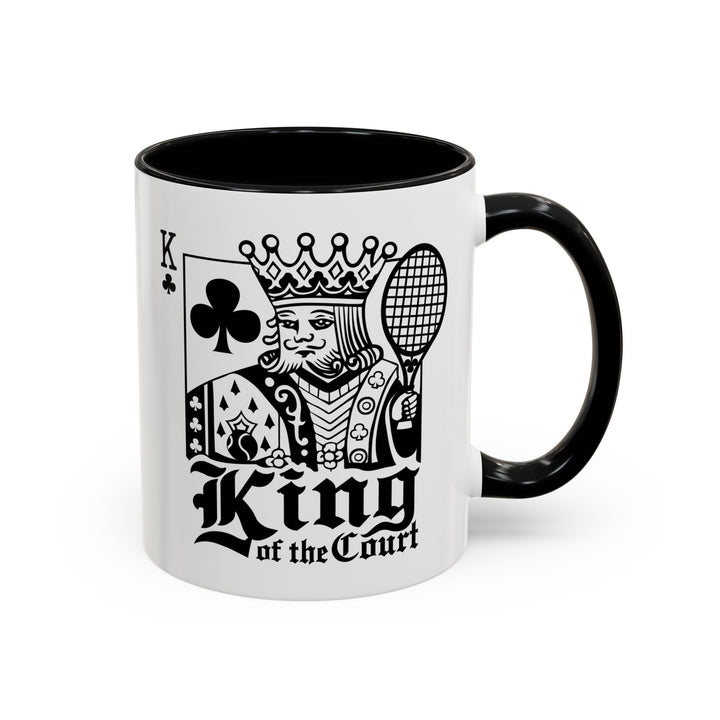 King of the Court Coffee Mug, Tennis Gift, Sports Fan Mug, Men's Holiday Present