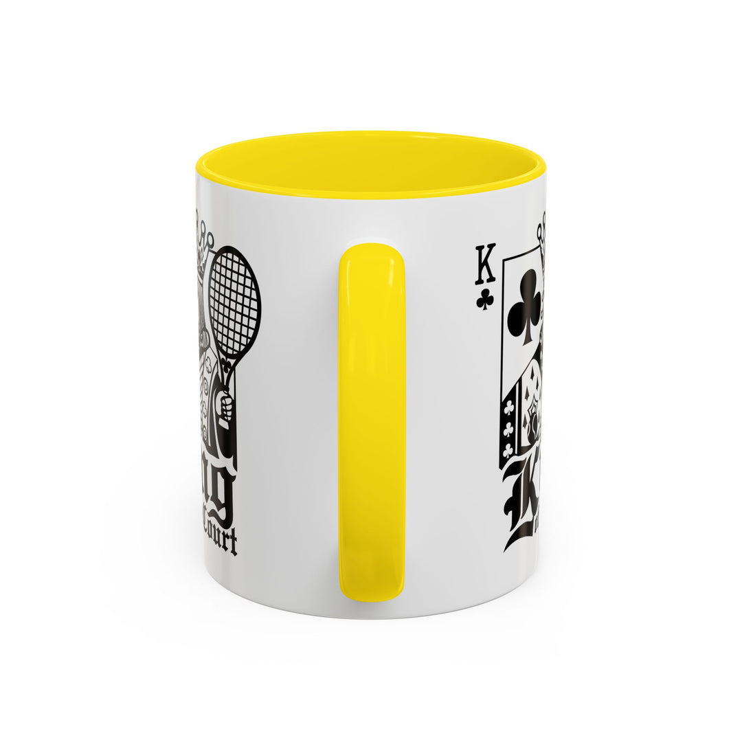 King of the Court Coffee Mug, Tennis Gift, Sports Fan Mug, Men's Holiday Present