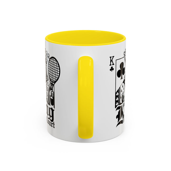 King of the Court Coffee Mug, Tennis Gift, Sports Fan Mug, Men's Holiday Present