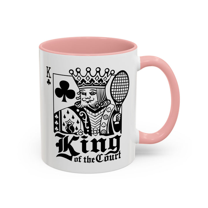King of the Court Coffee Mug, Tennis Gift, Sports Fan Mug, Men's Holiday Present
