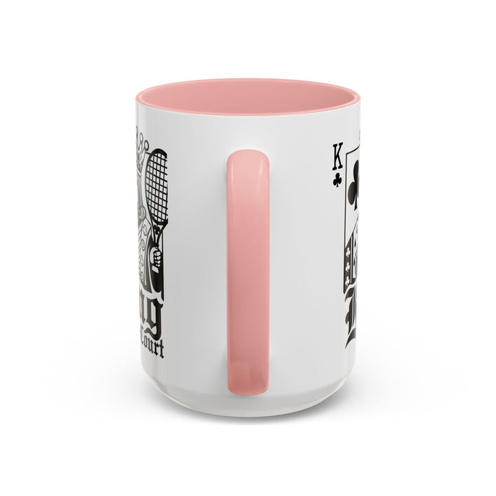 King of the Court Coffee Mug, Tennis Gift, Sports Fan Mug, Men's Holiday Present