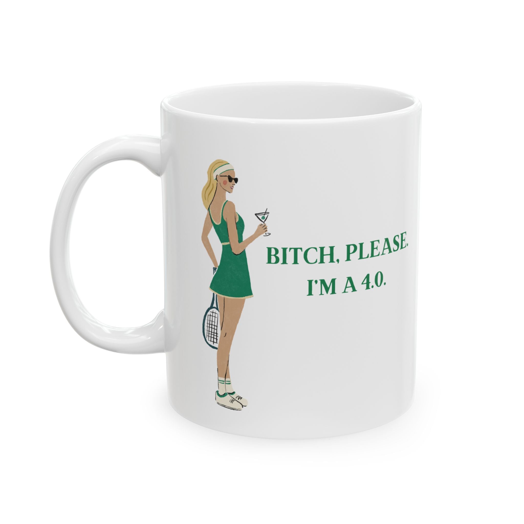 Queen of the Court Tennis Mug 4.0 - Thumbnail 3