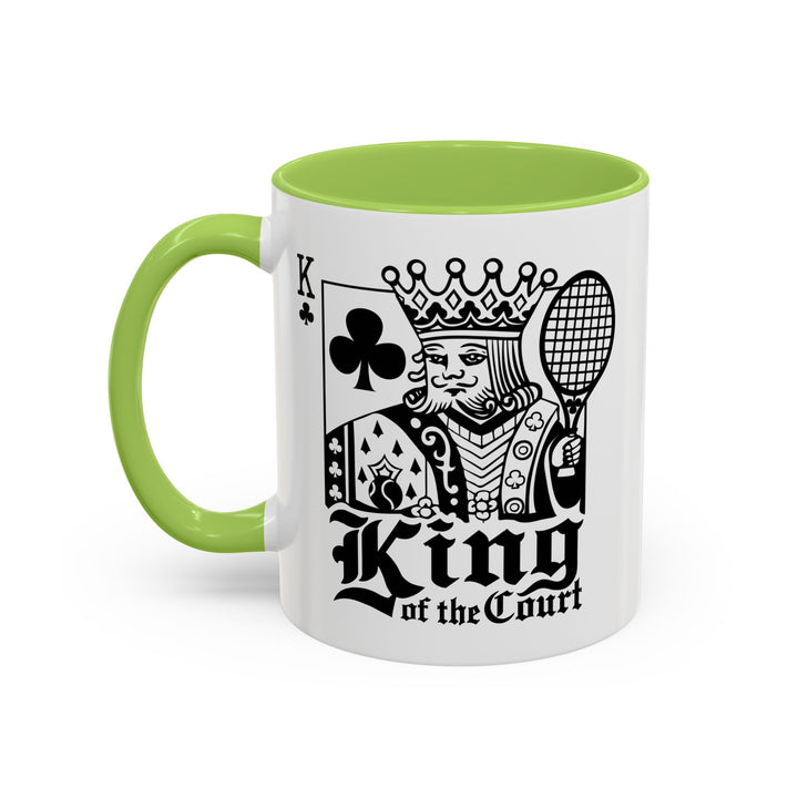 King of the Court Coffee Mug, Tennis Gift, Sports Fan Mug, Men's Holiday Present