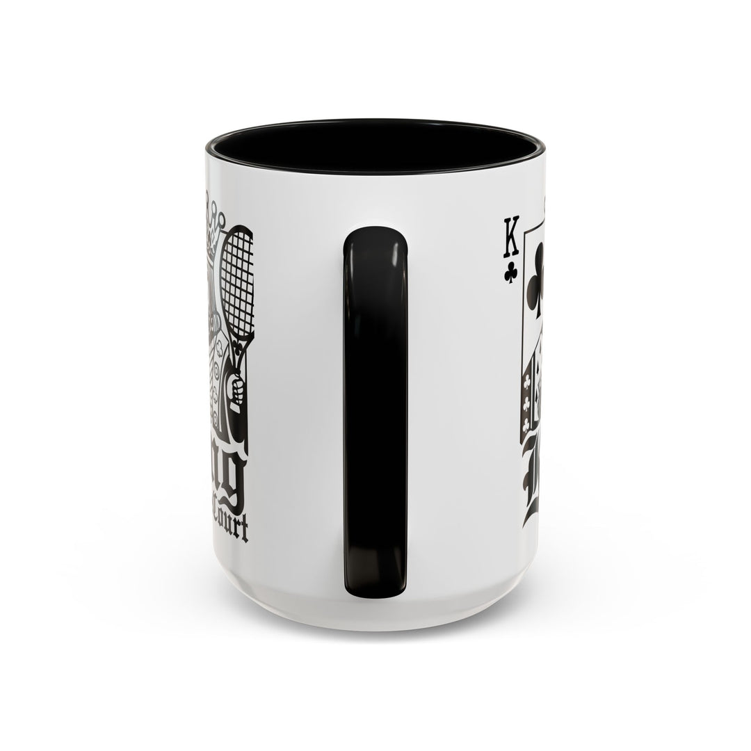 King of the Court Coffee Mug, Tennis Gift, Sports Fan Mug, Men's Holiday Present