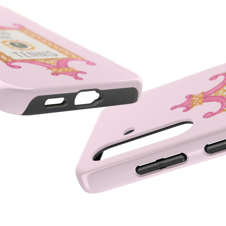 Press for Tennis Pink Tough Phone Case