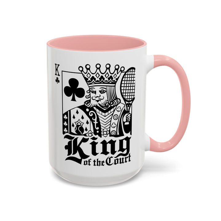 King of the Court Coffee Mug, Tennis Gift, Sports Fan Mug, Men's Holiday Present