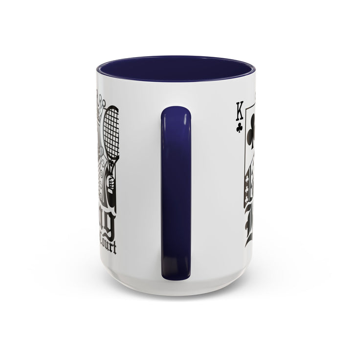 King of the Court Coffee Mug, Tennis Gift, Sports Fan Mug, Men's Holiday Present