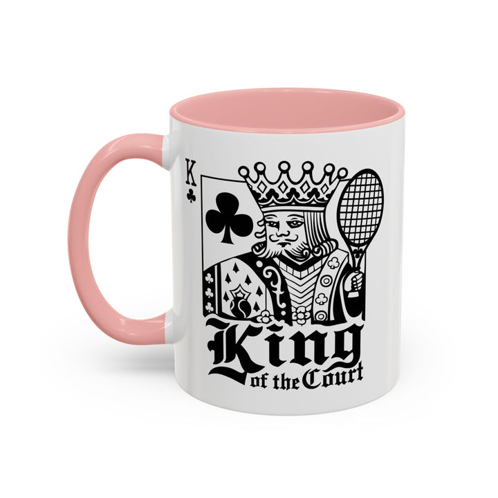 King of the Court Coffee Mug, Tennis Gift, Sports Fan Mug, Men's Holiday Present