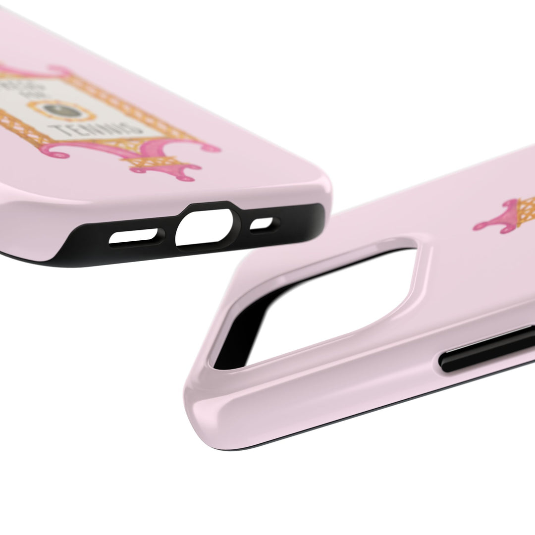 Press for Tennis Pink Tough Phone Case
