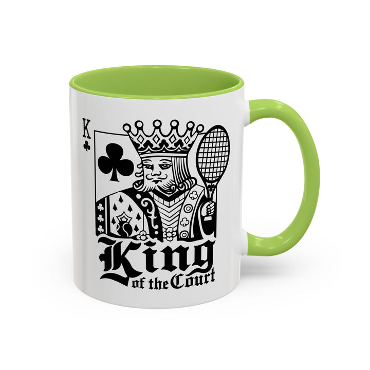King of the Court Coffee Mug, Tennis Gift, Sports Fan Mug, Men's Holiday Present