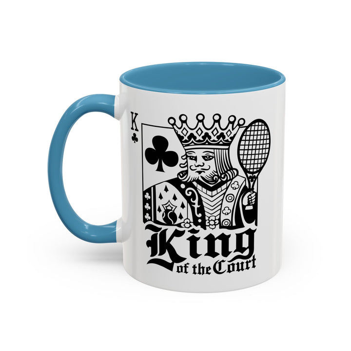 King of the Court Coffee Mug, Tennis Gift, Sports Fan Mug, Men's Holiday Present