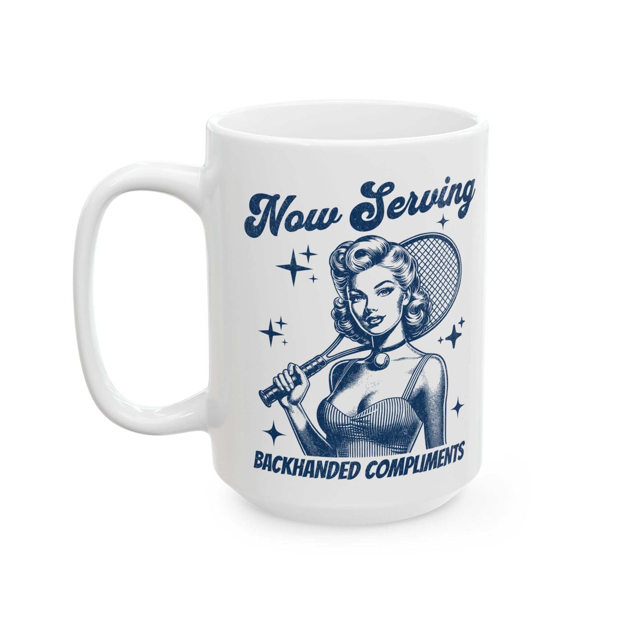 Queen of the Court Tennis Queen Mug