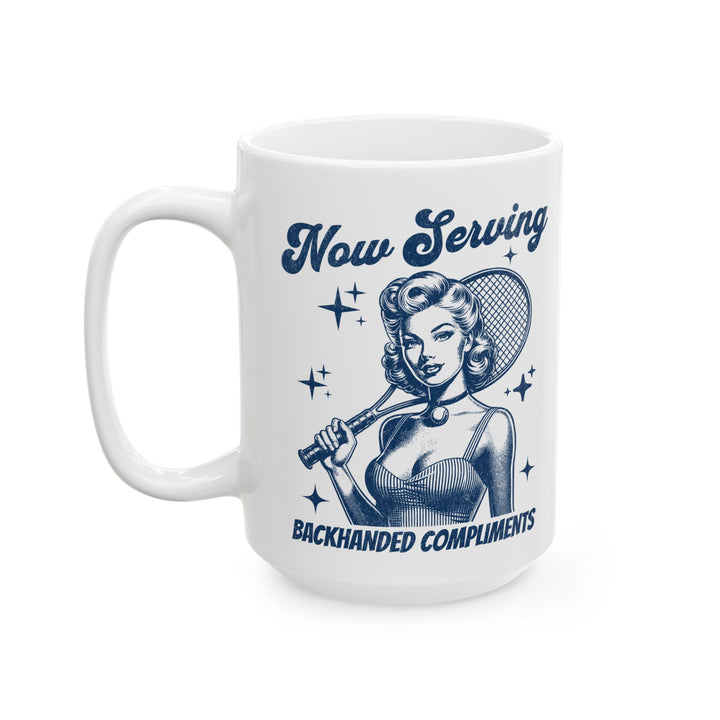 Tennis Queen Ceramic Mug: Perfect Gift for Tennis Lovers, Sports Fans, Queen of the Court, Birthday Celebrations, Unique Home Decor
