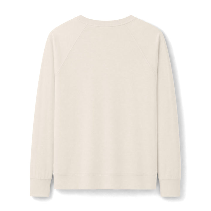 Women's Crewneck Sweatshirt — Dog in Tennis Sweater Cute Cozy Pullover