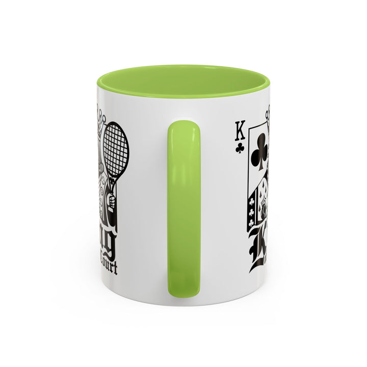 King of the Court Coffee Mug, Tennis Gift, Sports Fan Mug, Men's Holiday Present