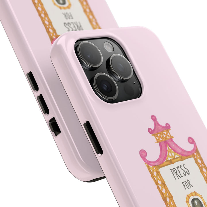 Press for Tennis Pink Tough Phone Case