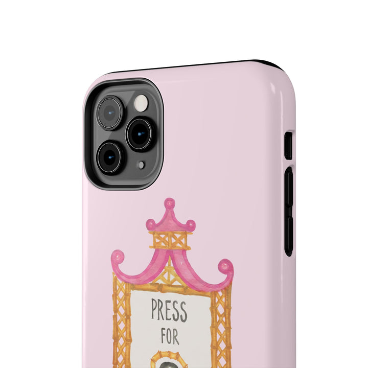 Press for Tennis Pink Tough Phone Case