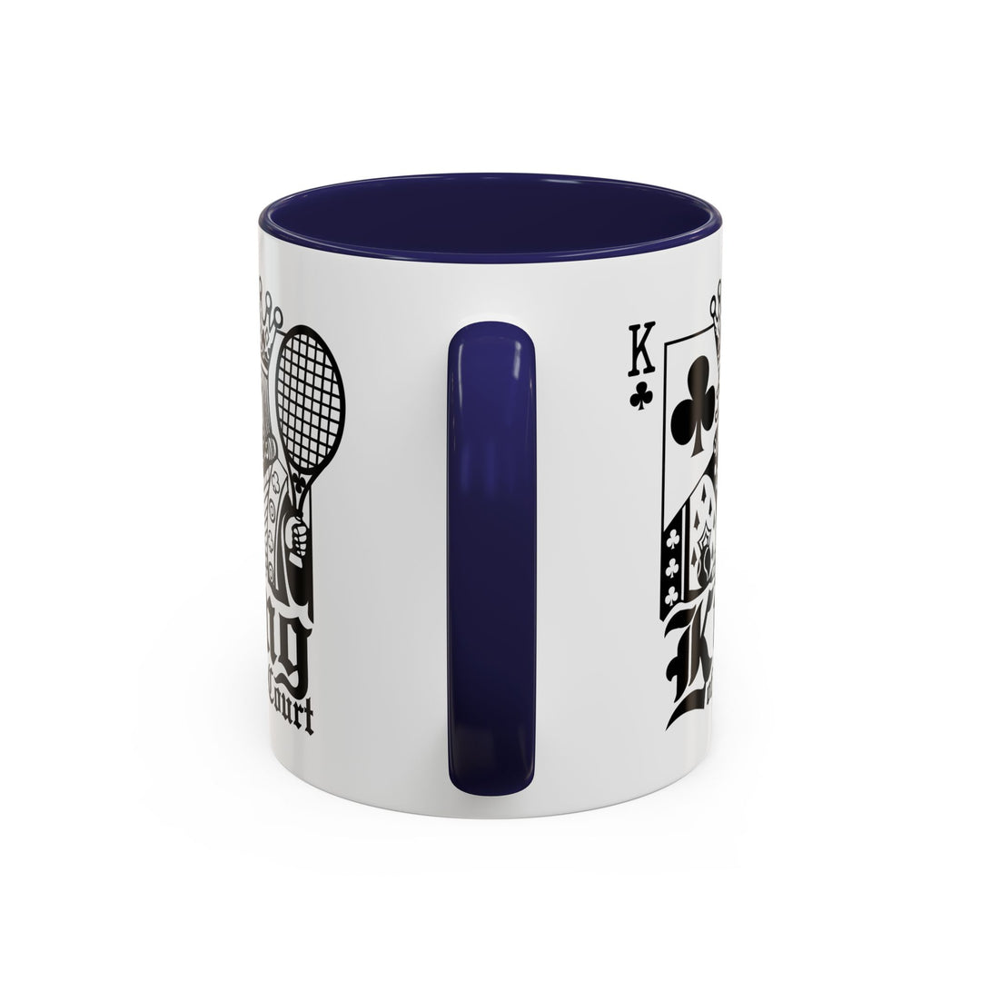 King of the Court Coffee Mug, Tennis Gift, Sports Fan Mug, Men's Holiday Present