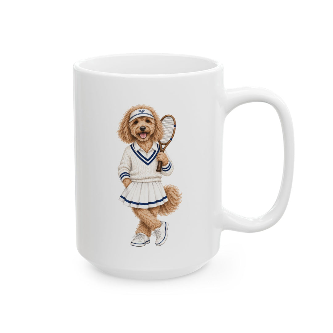 Cute Dog Paw Print Ceramic Mug - Funny Pet Lover Coffee Cup (11oz, 15oz)