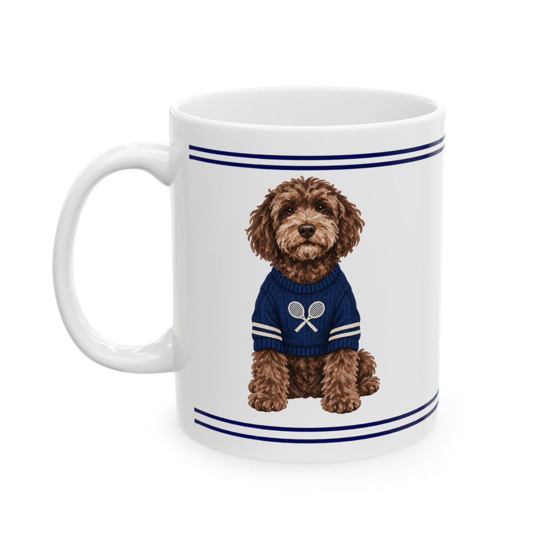 Nurse Dog Ceramic Mug - Cute Therapy Dog Coffee Cup (11oz, 15oz)