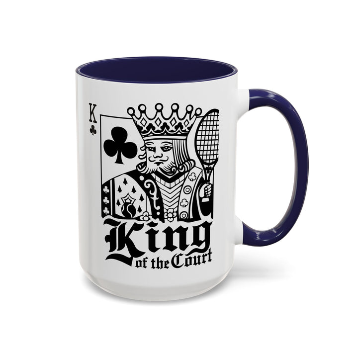 King of the Court Coffee Mug, Tennis Gift, Sports Fan Mug, Men's Holiday Present