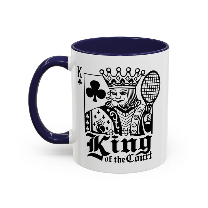 King of the Court Coffee Mug, Tennis Gift, Sports Fan Mug, Men's Holiday Present