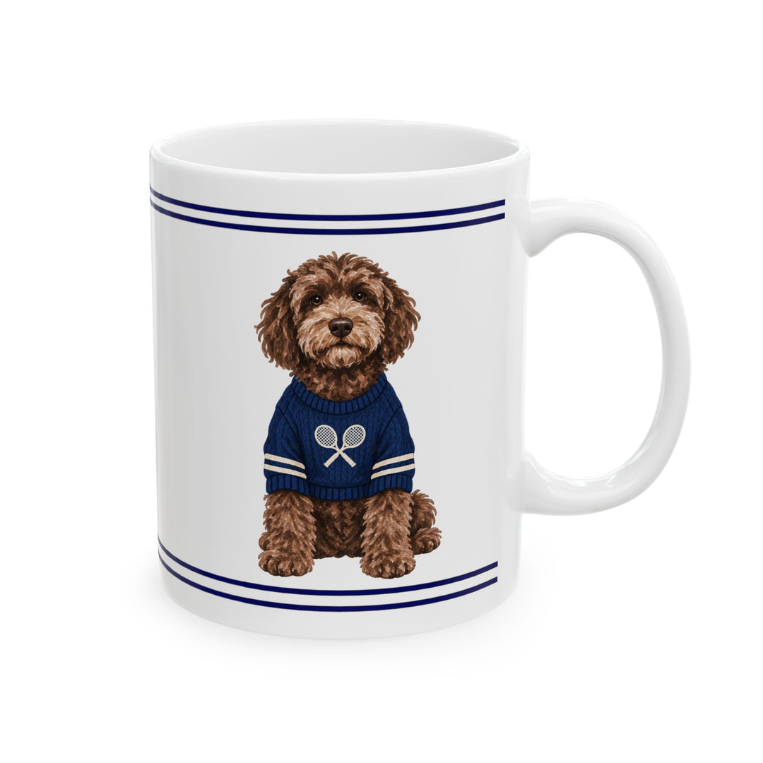 Nurse Dog Ceramic Mug - Cute Therapy Dog Coffee Cup (11oz, 15oz)