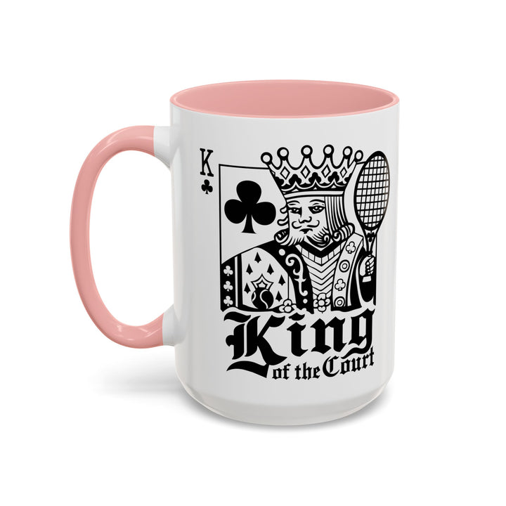 King of the Court Coffee Mug, Tennis Gift, Sports Fan Mug, Men's Holiday Present