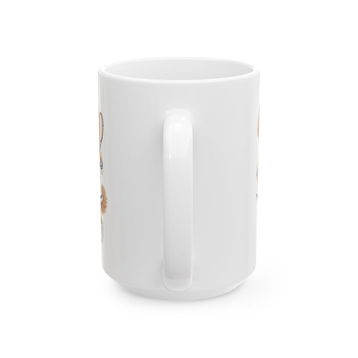 Cute Dog Paw Print Ceramic Mug - Funny Pet Lover Coffee Cup (11oz, 15oz)