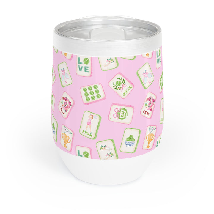Tennis Mahj Wine Tumbler