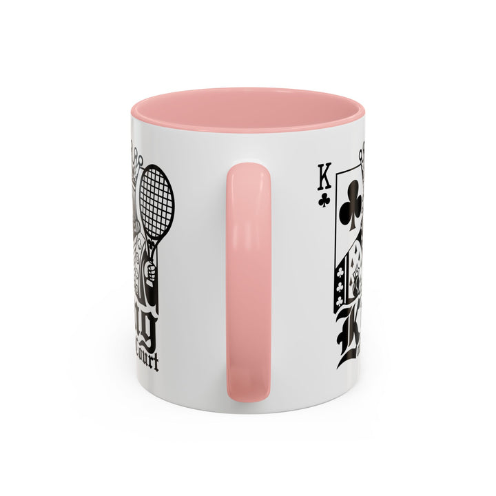 King of the Court Coffee Mug, Tennis Gift, Sports Fan Mug, Men's Holiday Present