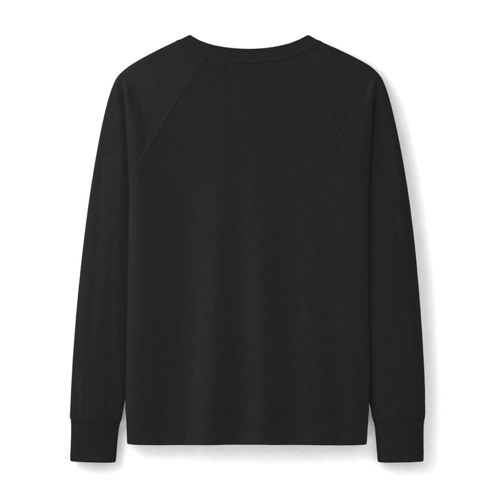 Women's Crewneck Sweatshirt — Dog in Tennis Sweater Cute Cozy Pullover