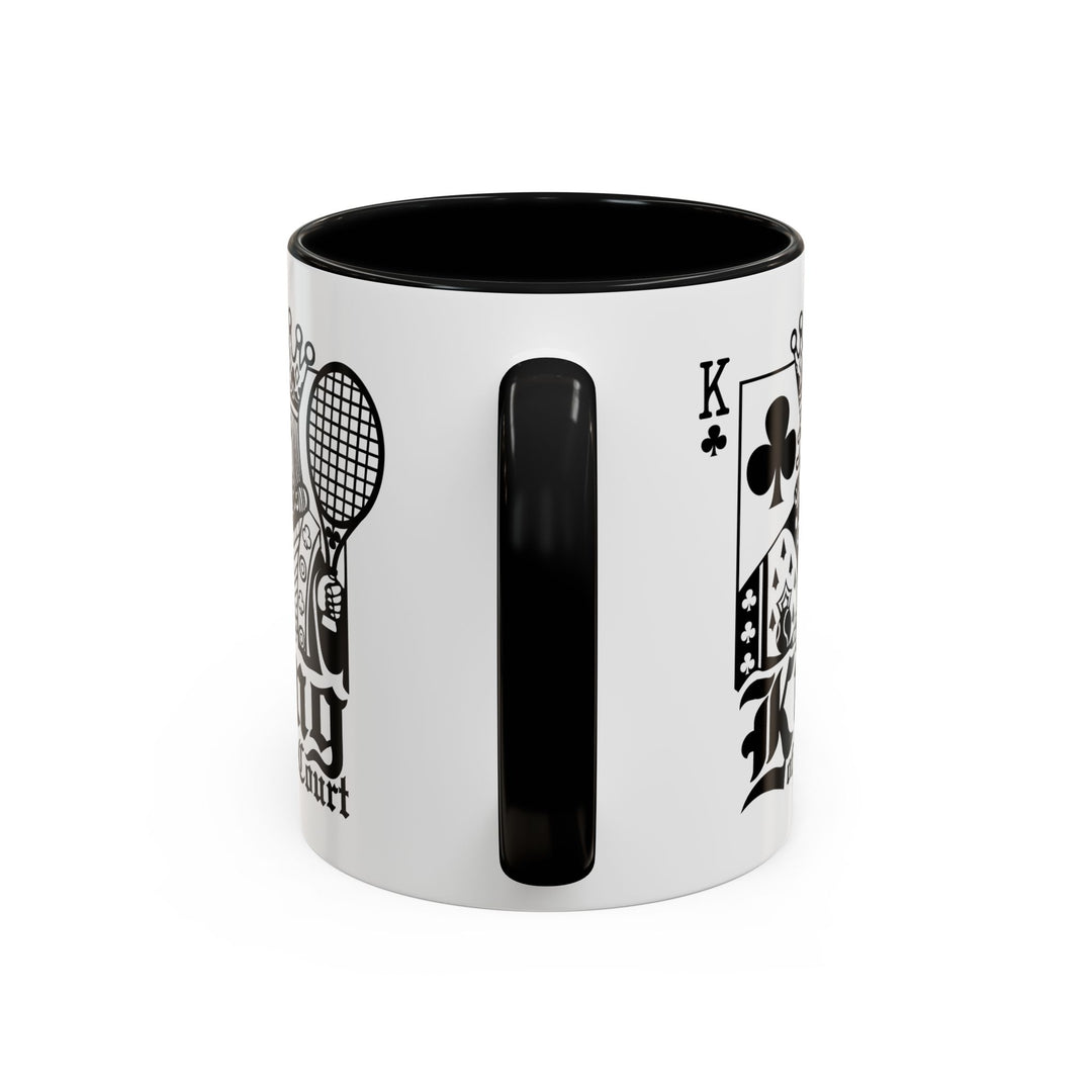 King of the Court Coffee Mug, Tennis Gift, Sports Fan Mug, Men's Holiday Present