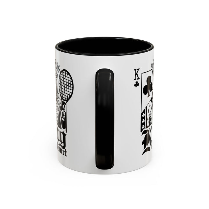 King of the Court Coffee Mug, Tennis Gift, Sports Fan Mug, Men's Holiday Present
