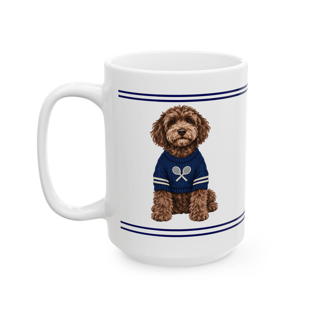 Nurse Dog Ceramic Mug - Cute Therapy Dog Coffee Cup (11oz, 15oz)