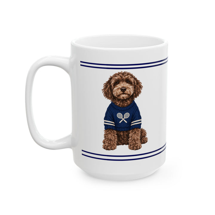 Nurse Dog Ceramic Mug - Cute Therapy Dog Coffee Cup (11oz, 15oz)