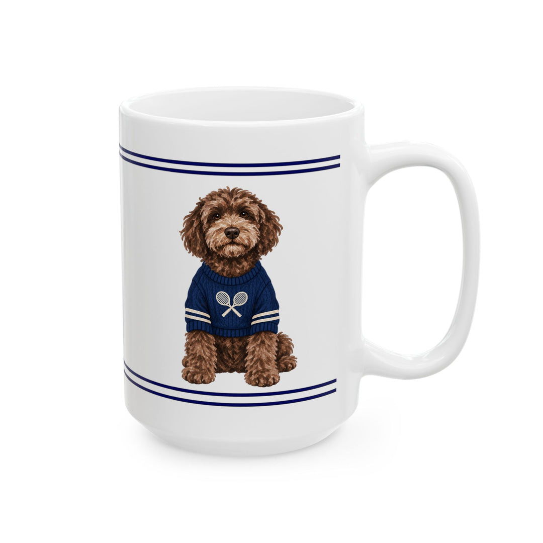 Nurse Dog Ceramic Mug - Cute Therapy Dog Coffee Cup (11oz, 15oz)