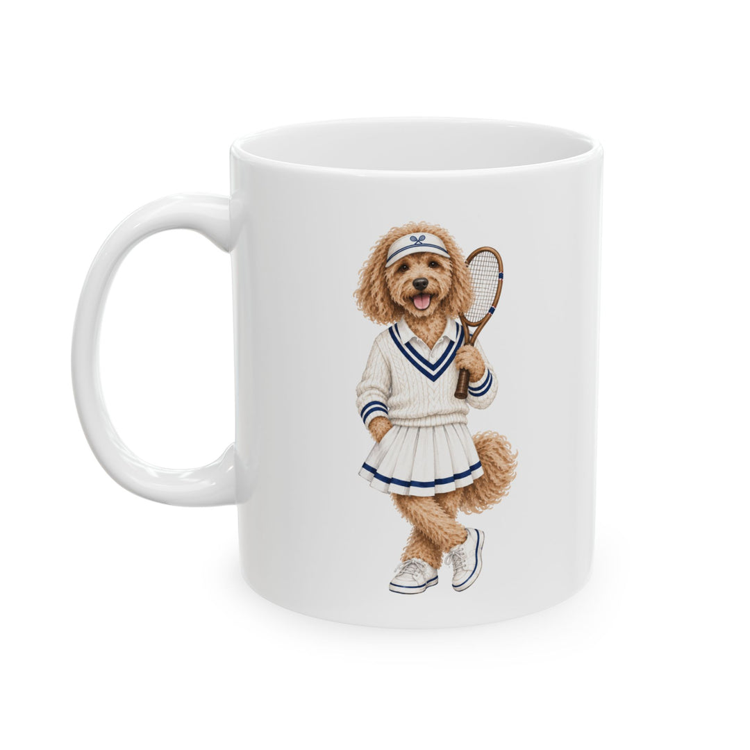 Cute Dog Paw Print Ceramic Mug - Funny Pet Lover Coffee Cup (11oz, 15oz)